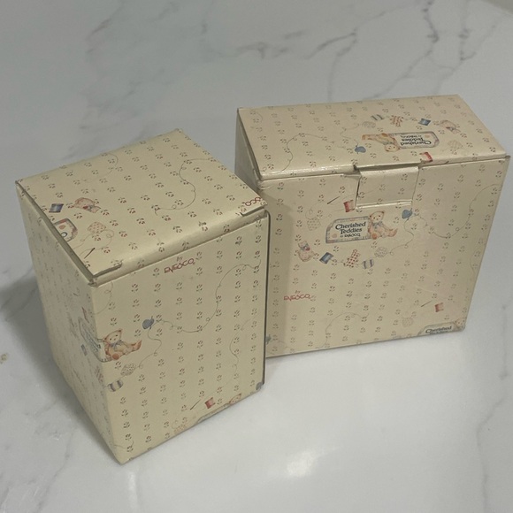 Baby Girl Cherished Teddies Vintage 90’s Frame & Figure Shower Gift w/ Box! EUC - Picture 4 of 6